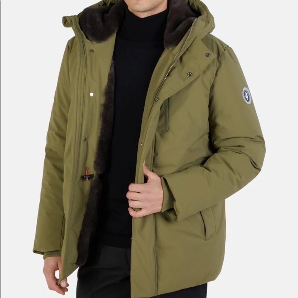 MEN'S ANTOINE FAUX FUR LINED HOODED PARKA